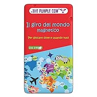 Purple Cow -Il Giro del Mondo Magnetico Gioco, Red, 7290016026993