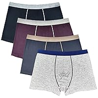 SYAYA Men Underwear Boxer Briefs, Soft Comfortable Briefs for men N-N-K-3