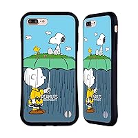 Head Case Designs Officially Licensed Peanuts Charlie, Snoppy & Woodstock Halfs and Laughs Hybrid Case Compatible with Apple iPhone 7 Plus/iPhone 8 Plus