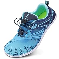 L-RUN Womens Mens Water Shoes Barefoot Hiking Water Sneakers Quick Drying Aqua Sock for Swim Diving Walking Running Yoga