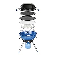 MUSJOS Campingaz Party Grill Gas Stove, Small Gas Grill and Camping Cooker in One, Camping Stove for Camping or Festivals, Versatile Cooking Options, Space-Saving to Transport