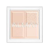 Almay Eyeshadow Palette, Longlasting Eye Makeup, Single Shade Eye Color in Matte, Metallic, Satin and Glitter Finish, Hypoallergenic, 140 Here Goes Nothing, 0.12 Oz