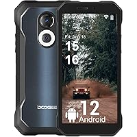 DOOGEE Android 12 Rugged Smartphone - 2022 S61 Rugged Phone - 20MP Night Vision Camera - 6GB+64GB - IP68 Waterproof Unlocked Cell Phone Outdoor- 5180mAh Battery - 6.0