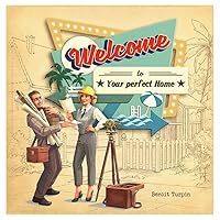 Welcome to... Your Perfect Home Board Game | City Building Strategy Game | Narrative Adventure Game for Adults and Kids | Ages 10+ | 1-6 Players | Avg. Playtime 25 Minutes | Made by Blue Cocker Games