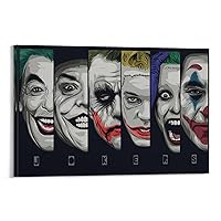 generic All Jokers Cool Wall Art Posters Poster Decorative Painting Canvas Wall Art Living Room Posters Bedroom Painting 12x18inch(30x45cm)