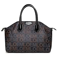 Designer signature Print golden logo shoulder boxer Bag handbag
