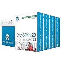 HP Printer Paper | 8.5 x 11 Paper | Copy &Print 20 lb | 4 Bulk Pack Case - 3000 Sheets | 92 Bright | Made in USA - FSC Certified | 200030C