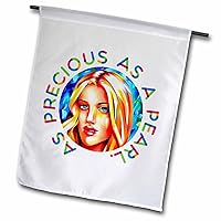 3dRose Blonde woman - As precious as a pearl. Cool romantic love gift charm - Flags (fl-375634)