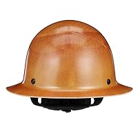 MSA Skullgard Full-Brim Hard Hat with Suspension - Non-slotted Cap, Made of Phenolic Resin, Radiant Heat Loads up to 350F, Standard Size Hard Hat, General Purpose and Elevated Temperature Applications