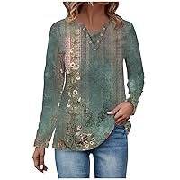 FQZWONG Long Sleeve Shirts for Women Fall Clothes Fashion 2023 Going Out Tops Dressy Casual Blouses Tunics Clothing