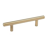 Amerock Bar Pulls 3-3/4 in (96 mm) Center-to-Center Golden Champagne Cabinet Pull - 10 Pack