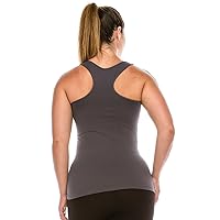 Kurve Plus Size The Excellent Racerback Tank Top, UV Protective Fabric UPF 50+ (Made with Love in The USA)