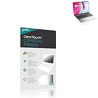 BoxWave Screen Protector Compatible With OTVOC VocBook 16 Windows 11 (16 in) - ClearTouch Crystal Privacy (2-Pack), Privacy Screen Protector Flexible Film Clear