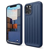 elago Protective Armor Case Compatible with iPhone 12 Pro Max [Navy Blue] - Shock Absorbing Design, Durable TPU, Wireless Charging Supported [US Patent Registered]