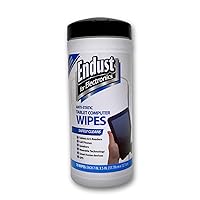 Endust For Electronics Screen Cleaner Wipes, Electronics Surface Cleaning Wipes, For Tablet, E-Reader, Computer Monitor, Laptop, Phone, TV, GPS, Pre-Moistened, Alcohol & Ammonia Free, 70 Count (12596)