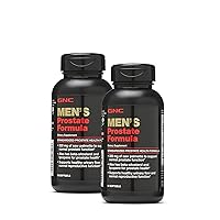 GNC Men's Prostate Formula, Twin Pack, 60 Softgels per Bottle, Supports Normal Reproductive Function