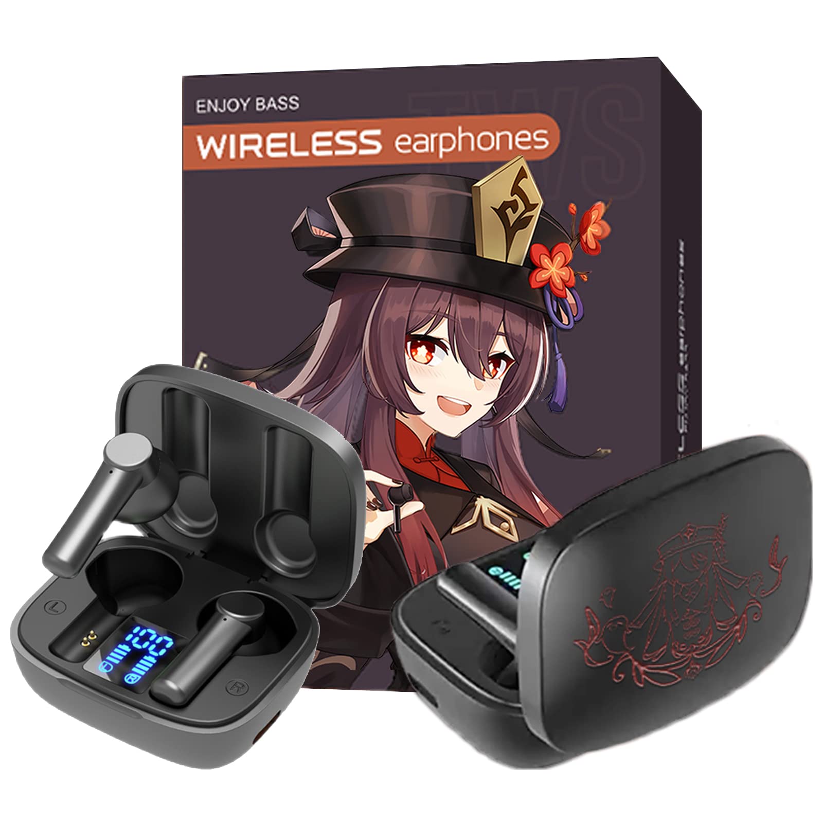 Anime Miku Custom Edition Wireless Earphones Air2 Se Bluetooth 5.0 Stereo  Waterproof Earbuds - Earphones & Headphones - AliExpress