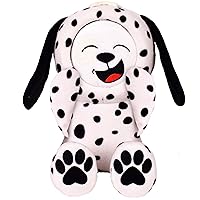Moodles Pawster Pup Plush Dog 12” with 6 Facial Expressions to Show Your Mood, Soft Sensory Fidget Stuffed Animal, Gift for Toddler and Kids 2+