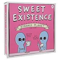Hasbro Gaming Sweet Existence, A Strange Planet Family-Friendly Party Card Game Inspired by The Webcomic and Books by Nathan W. Pyle, for Ages 13 and Up