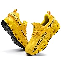 Steel Toe Shoes for Men Lightweight Comfortable Breathable Work Shoes Puncture Proof Slip Resistant Fashion Sneakers Indestructible Construction Industrial Safety Shoes