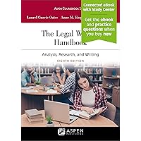 The Legal Writing Handbook: Analysis, Research, and Writing [Connected eBook with Study Center] (Aspen Coursebook) The Legal Writing Handbook: Analysis, Research, and Writing [Connected eBook with Study Center] (Aspen Coursebook) Paperback eTextbook
