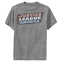 Warner Brothers Justice League JLA Vintage Boys Short Sleeve Tee Shirt