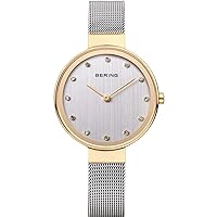 BERING Womens Analogue Quartz Watch with Stainless Steel Strap
