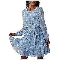 for Girl's Women's Tie Nuring Tunic Solid Long Sleeve Classic Cold Shoulder