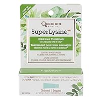 SuperLysine+ Cold Sore Treatment Ointment|Relieves Pain, Burning, and Itching|Cuts Healing Time in Half|0.25 Ounce