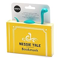 OTOTO Nessie Tale Book Mark - Turquoise Pagekeeper Bookmark - Unique Gifts for Readers, Women & Men - Pretty Lightweight Plastic Manga Bookmark for Girls, Boys, Kids