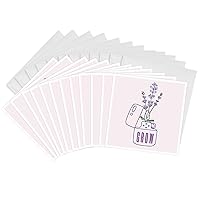 3dRose Greeting Cards - Image of a Lighter and Flower on it - 12 Pack Mary Aikeen-Funny Text and Cute Images