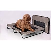 Pet Gear Lifestyle Pet Cot Elevated Bed | No Assembly Required | Premium Tear Resistant Cooling Mesh | Indoor & Outdoor | Lightweight & Portable