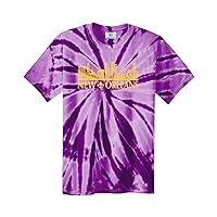 Threadrock New Orleans Skyline Typography Unisex Tie Dye T-Shirt
