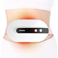 CNSZKYX Portable Cordless Heating Pad, Heating Pad for Back Pain with 3 Modes, Portable Electric Fast Heating Belly Wrap Belt for Women and Girl (White)