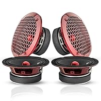 DS18 Bundle Car Speakers 2X 6.5 Bullet Midrange Speakers 2X 6x9 Bullet Midrange Loudspeakers - Pro Audio, Door Speakers for Car, Truck and Motorcycle Stereo Sound System - 4 Speakers