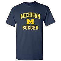 NCAA Arch Logo Soccer, Team Color T Shirt, College, University