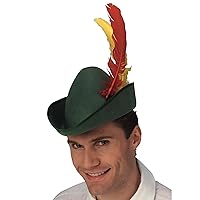 Rubie's Costume Co DLX Alpine Hat with Quill-Gr Costume