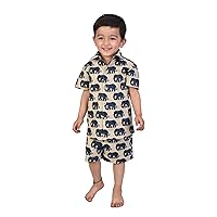 Cotton Toddler 2-Piece Set for Boys & Girls, Shirt & Shorts, Sizes 2T-5T
