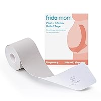 Frida Mom Kinesiology Tape for Pregnancy Belly Support, Pain Relief Pregnancy Tape, Pregnancy Must Haves, 18ft Roll