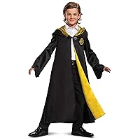 Harry Potter Robe, Official Hogwarts Wizarding World Costume Robes, Deluxe Kids Size Dress Up Accessory