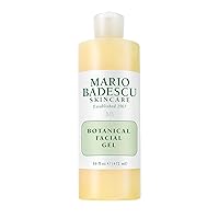 Mario Badescu Botanical Facial Gel Cleanser - Lightweight, Oil-Free Face Wash for Women and Men - Face Cleanser Infused with Refreshing AHA Grapefruit Extracts