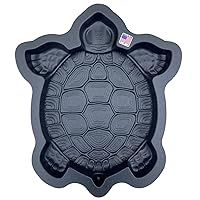 Turtle Stepping Stone Mold, Concrete Cement Mold, DIY Walkway Stepping Stones, Turtle Statue for Garden, Turtle Garden Decor Mold, for Non-Slip Stepping Stones, Textured Mold, Made in USA