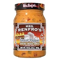 Mrs. Renfro’s Ghost Pepper Nacho Cheese Dip – Gluten Free (16-oz. jars, 1-pack)
