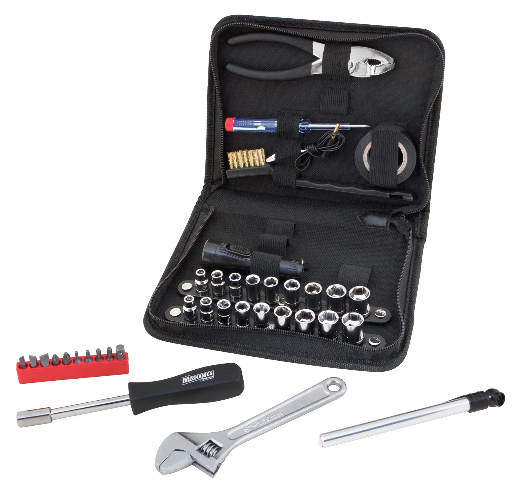 Performance Tool W1197 38 Piece Compact Tool Set with Zipper Case