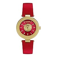 Brick Lane Lion Collection Womens Fashion Watch Featuring Genuine Leather Adjustable Strap and Sunray Dial