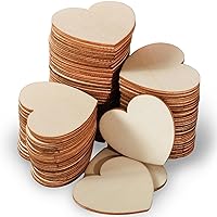 Kate Aspen Wooden Hearts for Guest Book (Set of 150) Wedding Guestbook Alternative Drop Box Hearts, Unfinished Wood Shapes for Crafts