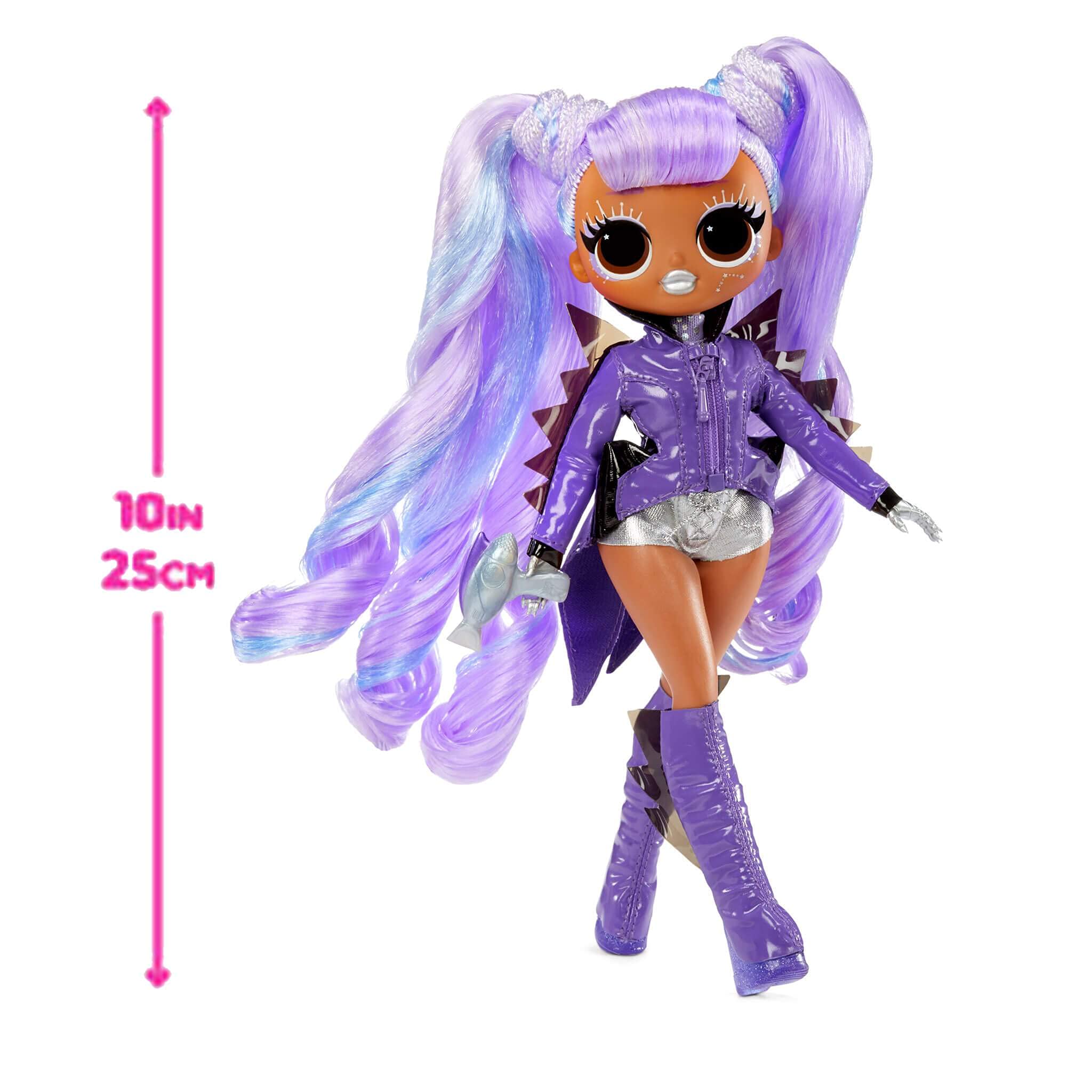 LOL Surprise OMG Movie Magic Gamma Babe Fashion Doll - 25 Surprises, 2 Outfits, 3D Glasses, Accessories, Playset, Ages 4-7+