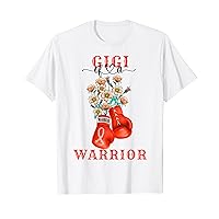 Gigi Of A Warrior Leukemia Cancer Awareness Support Squad T-Shirt