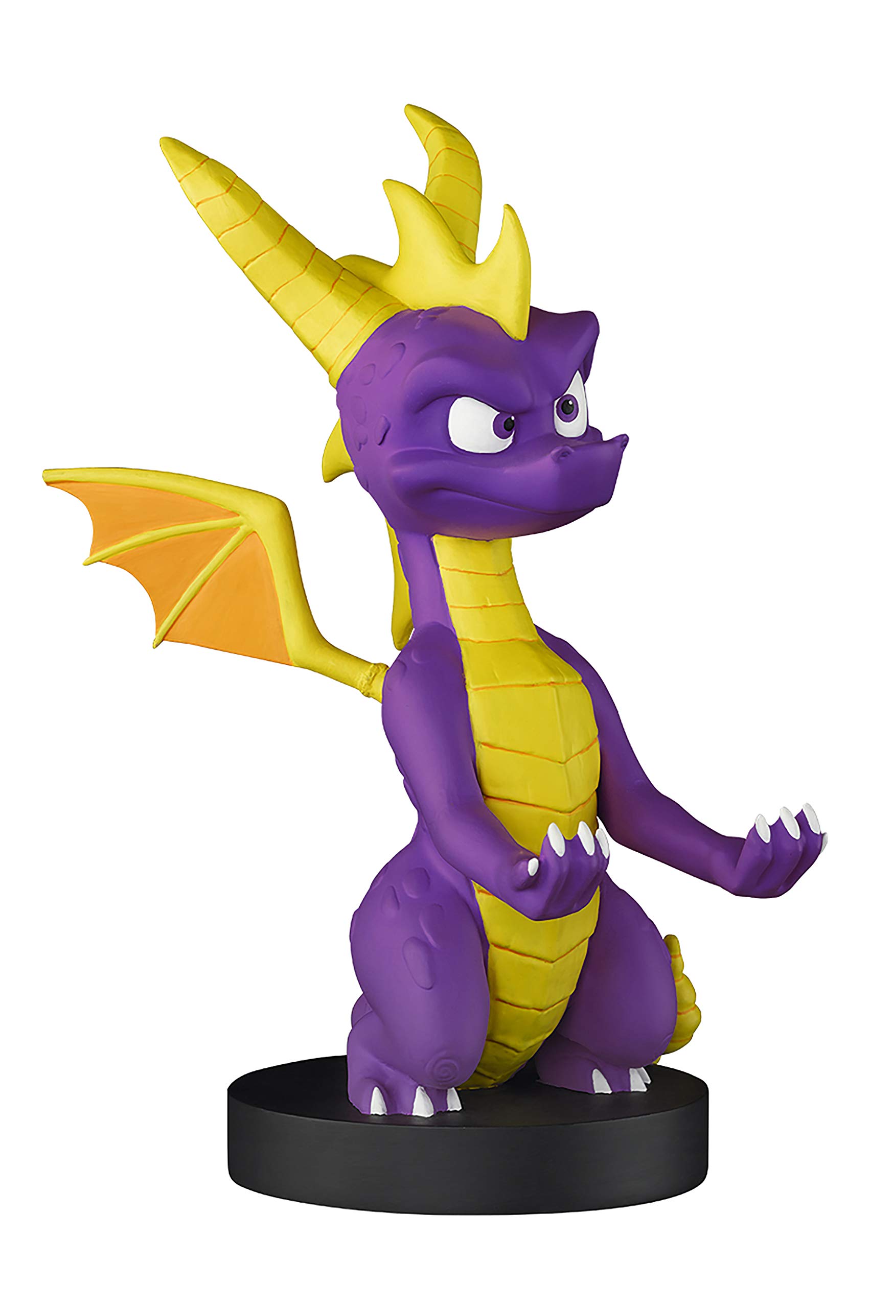 Exquisite Gaming: Spyro Cable Guy, Holds PlayStation and Xbox Game Controllers, Stands 8'' Tall, Comes with a 2M Cable for Charging your Device, Works with all Smart Phones