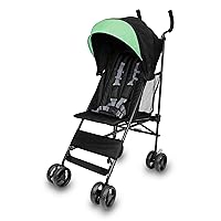 ity by Ingenuity Smooth Stroll Convenience Stroller, Lightweight, with Aluminum Frame, Large Seat Area, 2 Position Recline, Extra Large Storage Basket – for Travel